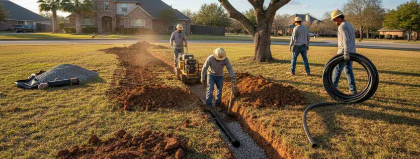outdoor drainage not a DIY project