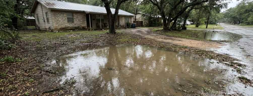 yard drainage issues after storm
